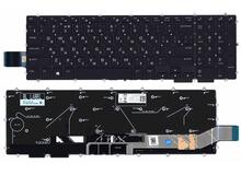 Купить Клавиатура для ноутбука Dell Alienware M15 R1 2018 с подсветкой (Light), Black, RU