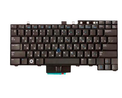 Клавиатура для ноутбука Dell Latitude E5400, E6410, E6400, E5500, E5510, E5410, E6500, E6510, M4500 с указателем (Point Stick) Black, RU/EN - фото 3