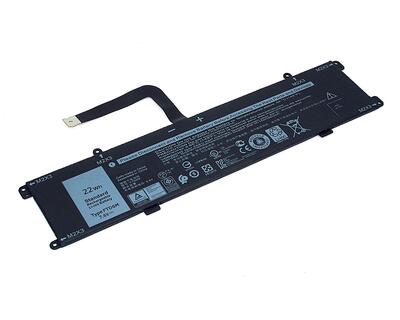 Аккумуляторная батарея для ноутбука Dell 6HHW5 Latitute 7285 7.6V Black 2750mAh OEM