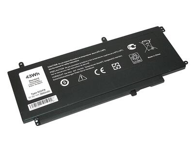 Аккумуляторная батарея для ноутбука Dell D2VF9 Vostro 14 5000 11.1V Black 3840mAh OEM