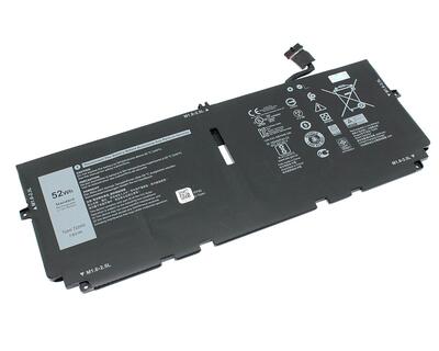Аккумуляторная батарея для ноутбука Dell 2XXFW XPS 13 9300 7.6V Black 6500mAh OEM