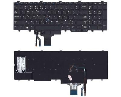 Клавиатура для ноутбука Dell Latitude (E5550, E5570) Black, (No Frame) RU