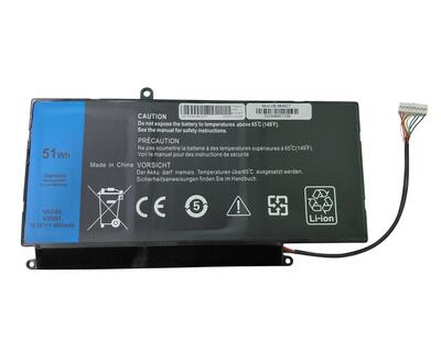 Аккумуляторная батарея для ноутбука Dell VH748 Vostro 5560 11.1V Black 4600mAh OEM