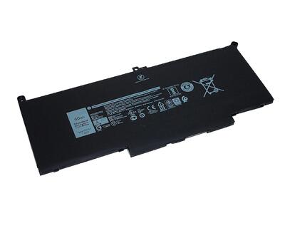 Аккумуляторная батарея для ноутбука Dell 2x39g Latitude 13 7390 7.6V Black 7500mAh