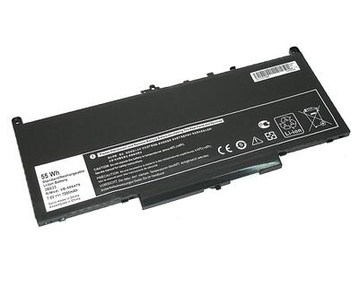 Аккумуляторная батарея для ноутбука Dell J60J5 Latitude 12 E7270 7.6V Black 7200mAh OEM