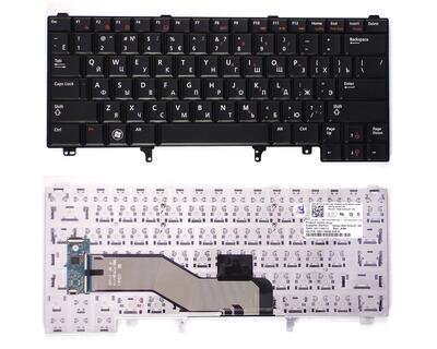 Клавиатура для ноутбука Dell Latitude E5420, E6220, E6320, E6420, E6430 Black, RU/EN