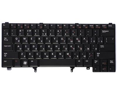 Клавиатура для ноутбука Dell Latitude E5420, E6220, E6320, E6420, E6430 Black, RU/EN - фото 2