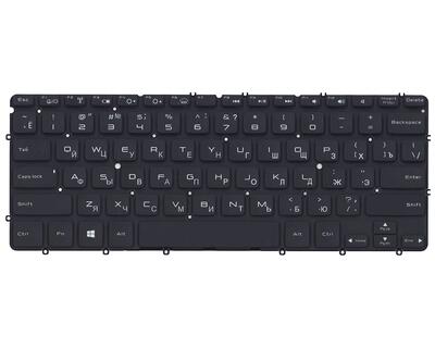 Клавиатура для ноутбука Dell XPS 12, 13, 13R, 13Z, L321X, L322X с подсветкой (Light), Black, (No Frame) RU - фото 2