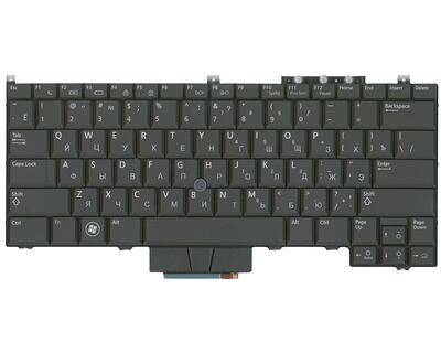 Клавиатура для ноутбука Dell Latitude (E4300) с указателем (Point Stick), с подсветкой (Light), Black, RU - фото 2