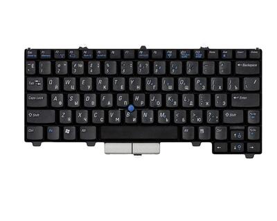 Клавиатура для ноутбука Dell Latitude (D410) с указателем (Point Stick), Black, RU - фото 2