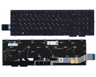 Клавиатура для ноутбука Dell Alienware M15 R1 2018 с подсветкой (Light), Black, RU
