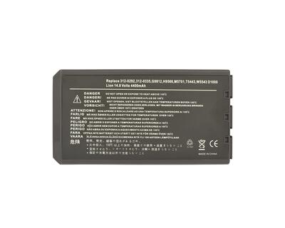 Аккумуляторная батарея для ноутбука Dell M5701 Inspiron 1000 14.8V Black 4400mAh OEM