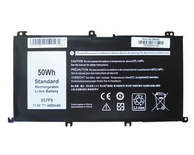 Аккумуляторная батарея для ноутбука Dell 357F9 Inspiron 15 7000 11.4V Black 5200mAh OEM