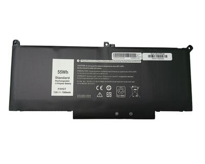 Аккумуляторная батарея для ноутбука Dell F3YGT Latitude 12 7000 7.6V Black 6800mAh OEM