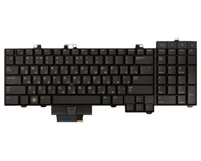 Клавиатура для ноутбука Dell Precision (M6400, M6500) с указателем (Point Stick) с подсветкой (Light), Black, RU/EN - фото 2