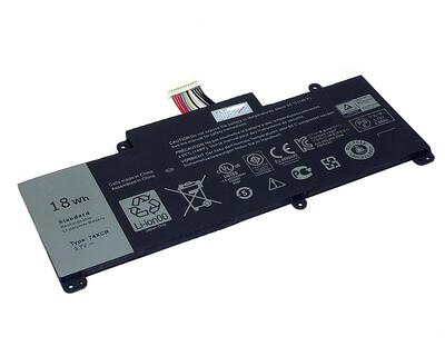 Аккумуляторная батарея для ноутбука Dell 074XCR Venue 8 Pro 5830 3.7V Black 4864mAh OEM