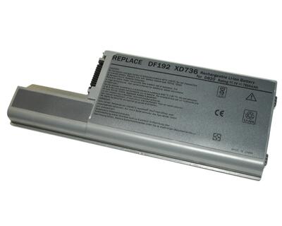 Усиленная аккумуляторная батарея для ноутбука Dell YD623 Latitude D820 10.8V Grey 6600mAh OEM