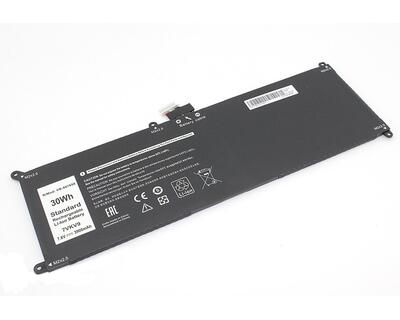 Аккумуляторная батарея для ноутбука Dell 07VKV9 Latitude 12 7275 7.6V Black 3900mAh OEM