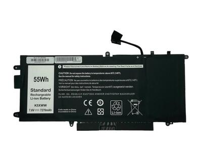 Аккумуляторная батарея для ноутбука Dell K5XWW Latitude 12 5289 7.6V Black 7270mAh OEM