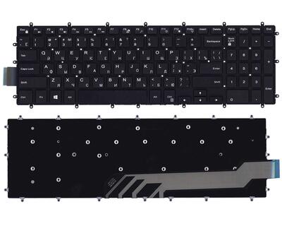 Клавиатура для ноутбука Dell Vostro 15-3583 Black, (No Frame), RU