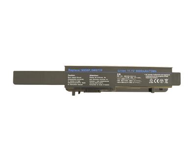 Усиленная аккумуляторная батарея для ноутбука Dell N856P Studio 1745 11.1V Black 6600mAh OEM