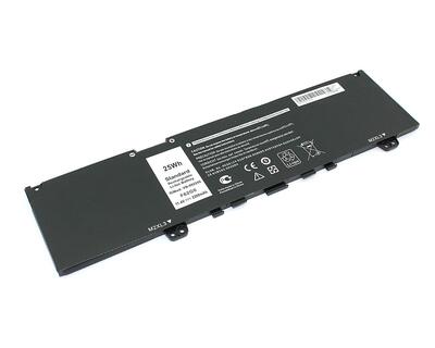 Аккумуляторная батарея для ноутбука Dell F62G0 Inspiron 13 7373 11.4V Black 2200mAh OEM