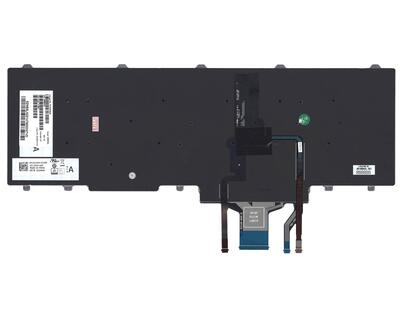 Клавиатура для ноутбука Dell Latitude (E5550) с подсветкой (Light), с указателем (Point Stick) Black, (No Frame), RU горизонтальный Enter - фото 3