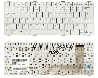 Клавиатура для ноутбука Dell Vostro (1220) White, RU