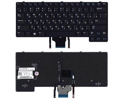 Клавиатура для ноутбука Dell Latitude (E6430U), с подсветкой (Light), с указателем (Point Stick) Black, RU
