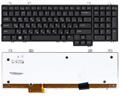 Клавиатура для ноутбука Dell Studio (1735, 1736, 1737) с подсветкой (Light) Black, RU