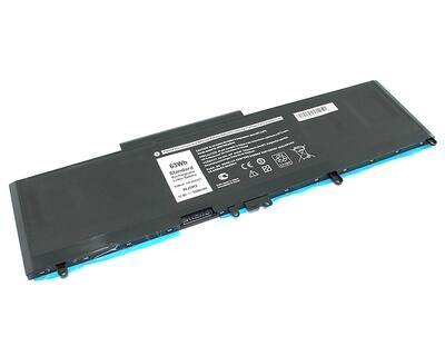 Аккумуляторная батарея для ноутбука Dell WJ5R2 Latitude 5570 11.4V Black 5500mAh OEM