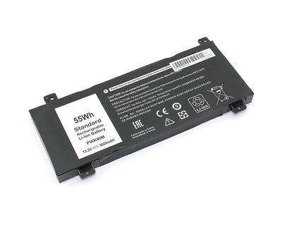 Аккумуляторная батарея для ноутбука Dell 0M6WKR Inspiron 14 7466 15.2V Black 3600mAh OEM