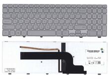 Купить Клавиатура для ноутбука Dell Inspiron (15-7000, 7537) Black, RU с подсветкой (Light), Silver, (Silver Frame) RU