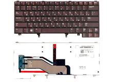 Купить Клавиатура для ноутбука Dell Latitude (E5420, E6220, E6320, E6420, E6430, E6620), с подсветкой (Light), Black, RU/EN