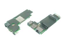 Купить Плата питания для ноутбука Dell Vostro 3300 13.3&quot; на плате с USB и LAN разъемами HY-DE031 На плате смонтированы разъем питания, два USB разъема и два аудио разъема