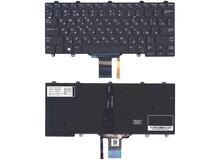 Купить Клавиатура для ноутбука Dell Latitude E5250, E5450, E7250, E7450 с подсветкой (Light) Black, (No Frame) RU